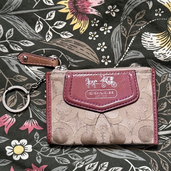 Vintage Coach Card Holder Coin Wallet - Picture 1 of 3